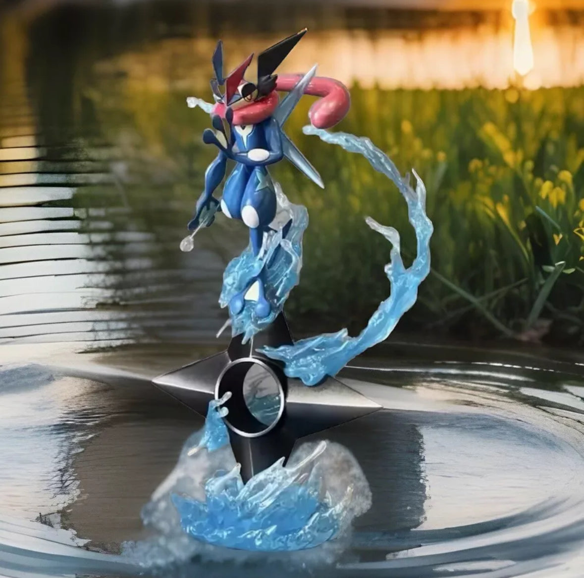 20cm Pokemon Greninja Toy Awesome Figure Water Shuriken Tomy Gift Idea