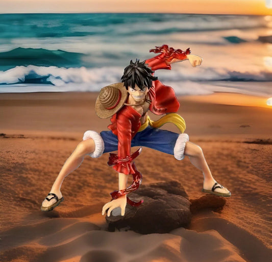 18cm One Piece Monkey D. Luffy Luffy Figures Battle Style Action Figure