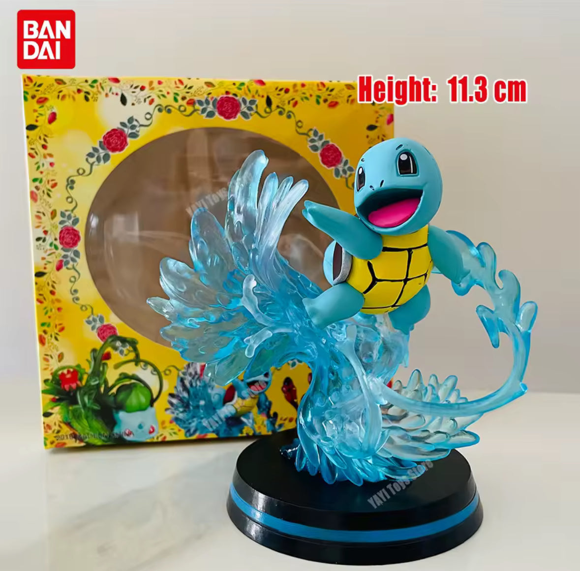 New Pokemon Bandai Squirtle 5 Inch Charmander Action Figure In Box Gift Idea