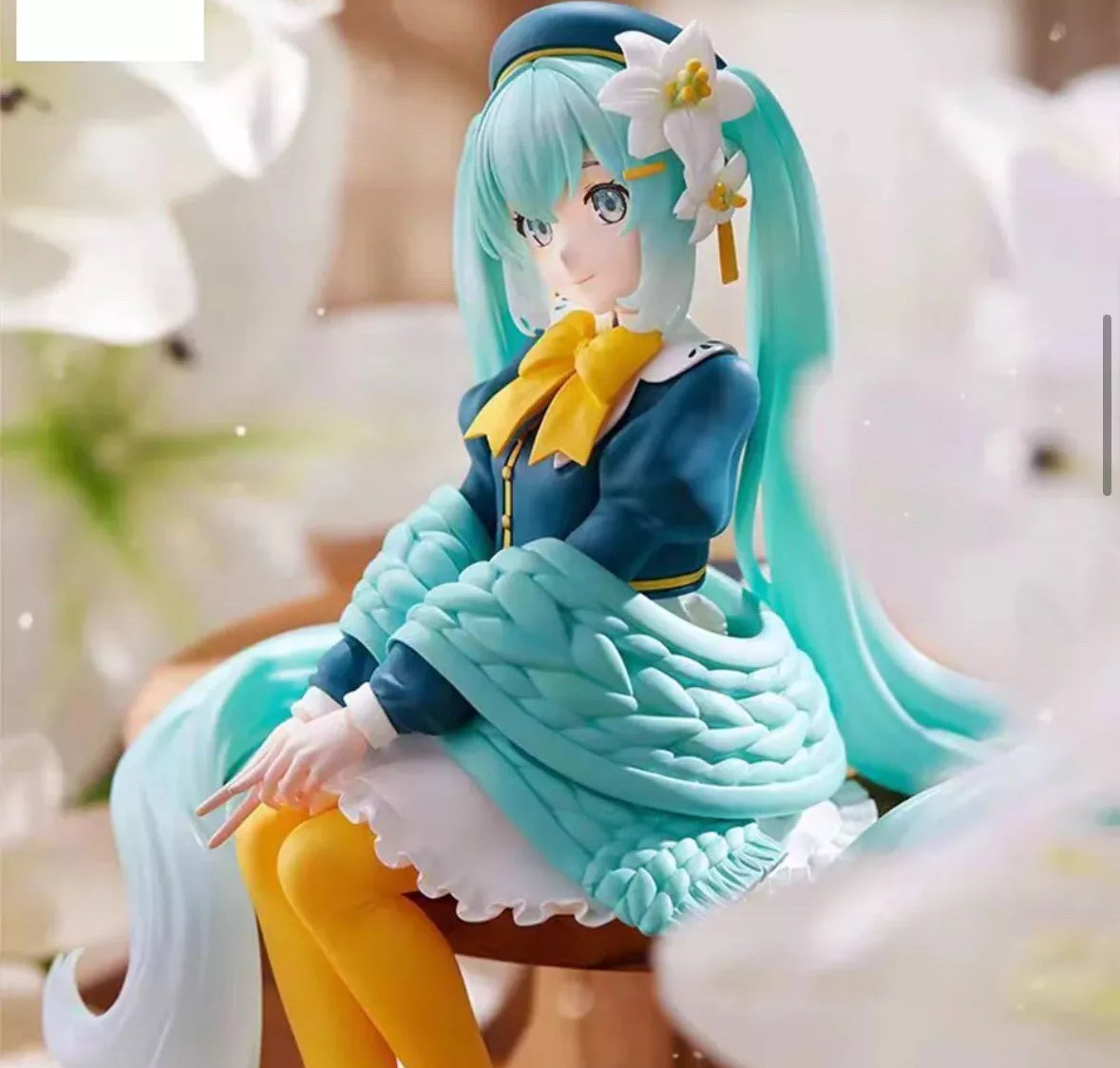 The Hatsune Miku Flower Fairy Lily Noodle Stooper Anime Action Figure Toys 14cm