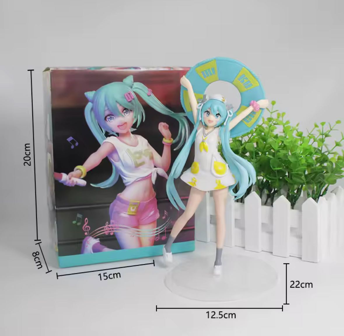 20cm Fashion Hatsune Miku Anime Figure Kawaii Gift New In Box