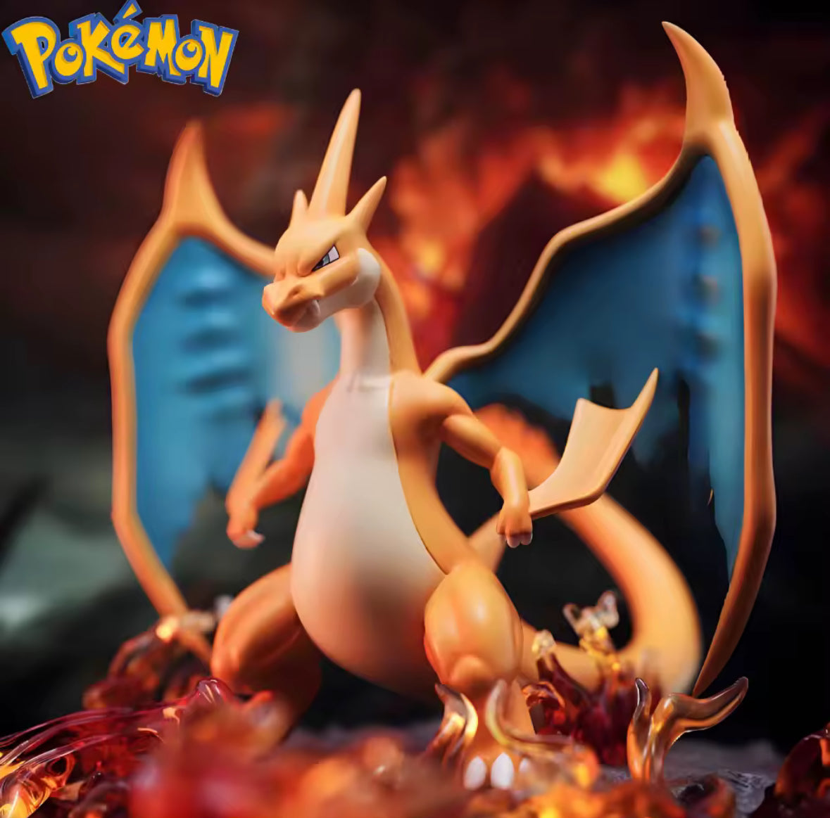 Rare 11cm Anime Pokemon Mega Charizard Y Action Figure Brand New Epic Gift🔥🌋