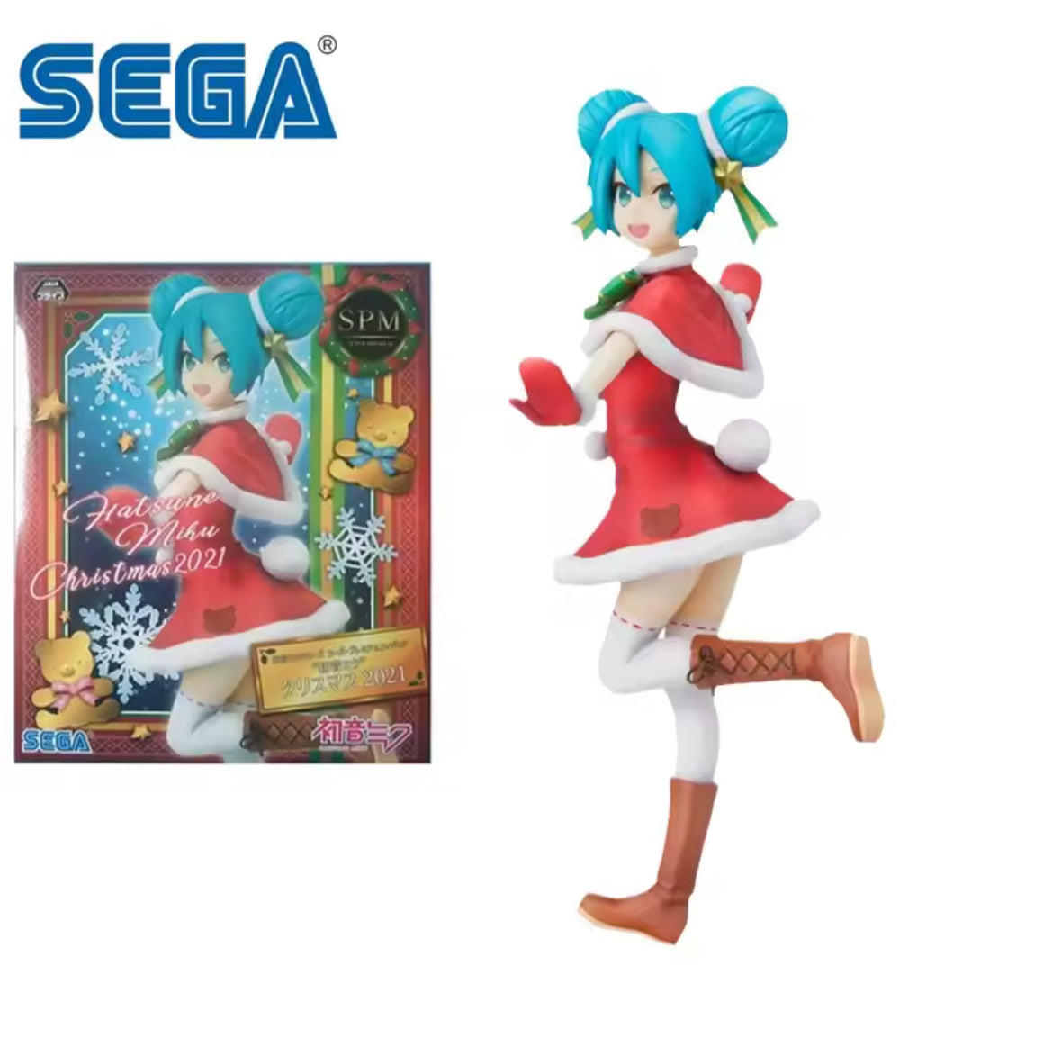 SEGA Original Anime Figure VOCALOID Hatsune Miku Christmas Gift New In Box 24cm