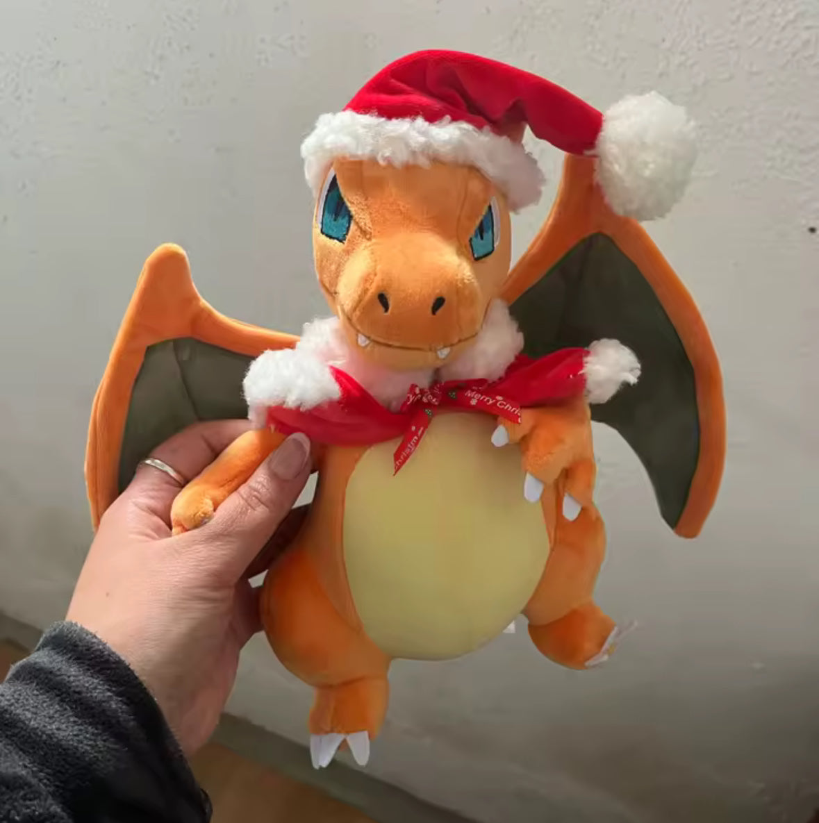 NEW Christmas Pokemon Charizard Soft Stuffed Doll Kids Child Xmas Holiday Toy