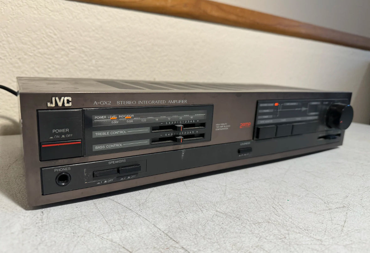 1980s JVC Stereo Integrated Amplifier A-GX2 ~TESTED~Made in Japan~