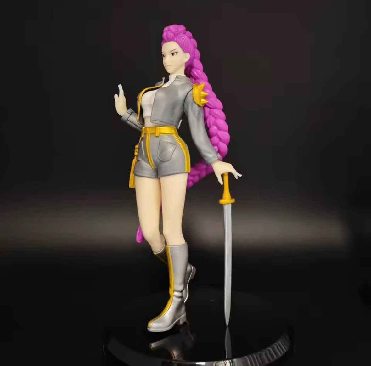 20cm Anime Kpop Demon Hunters Girl Rumi PVC New Holiday Gift Action Figure Toy