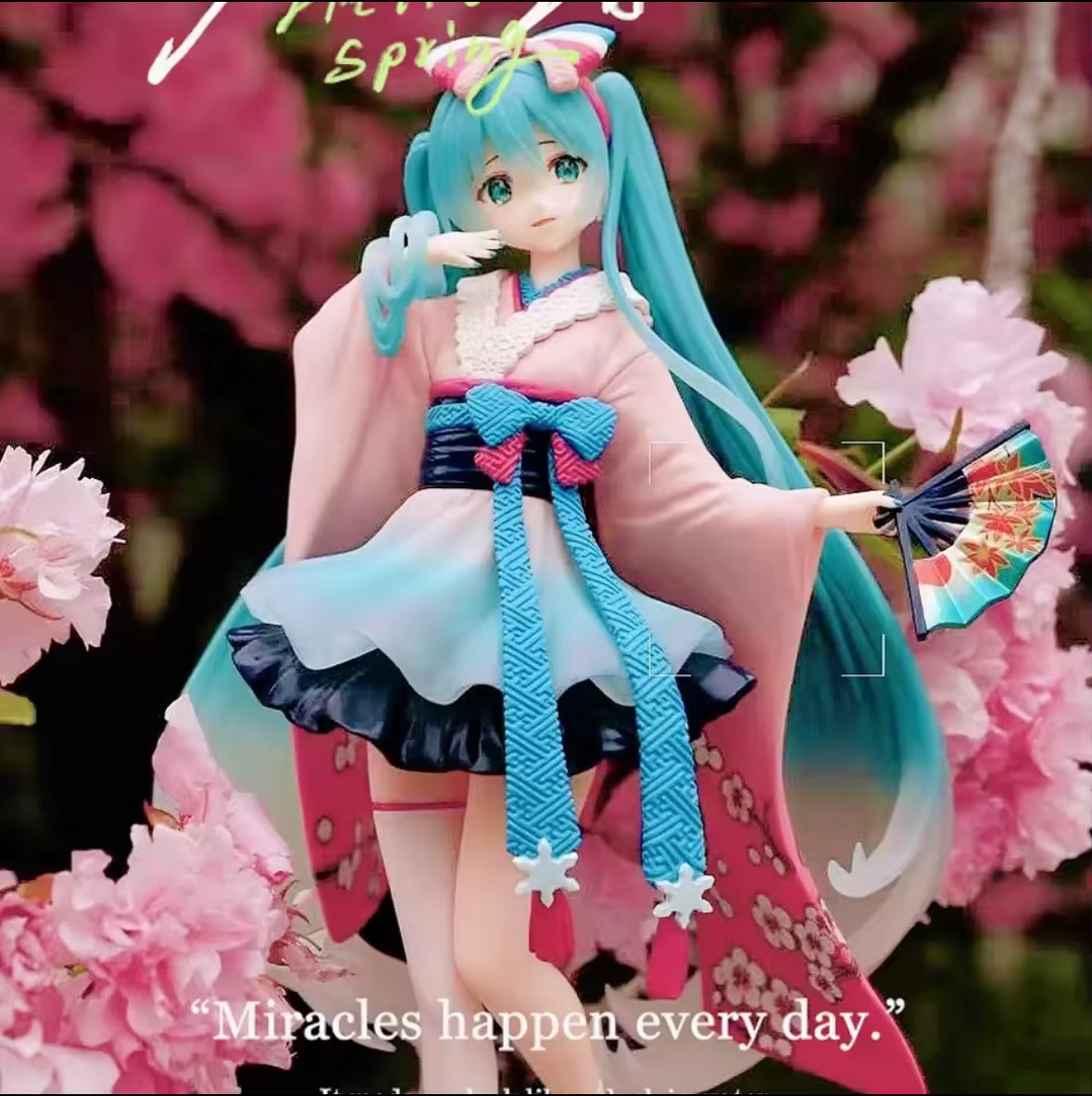 Original FuRyu TENITOL New Tokyo Series Hatsune Miku Kimono New In Box Gift 💝