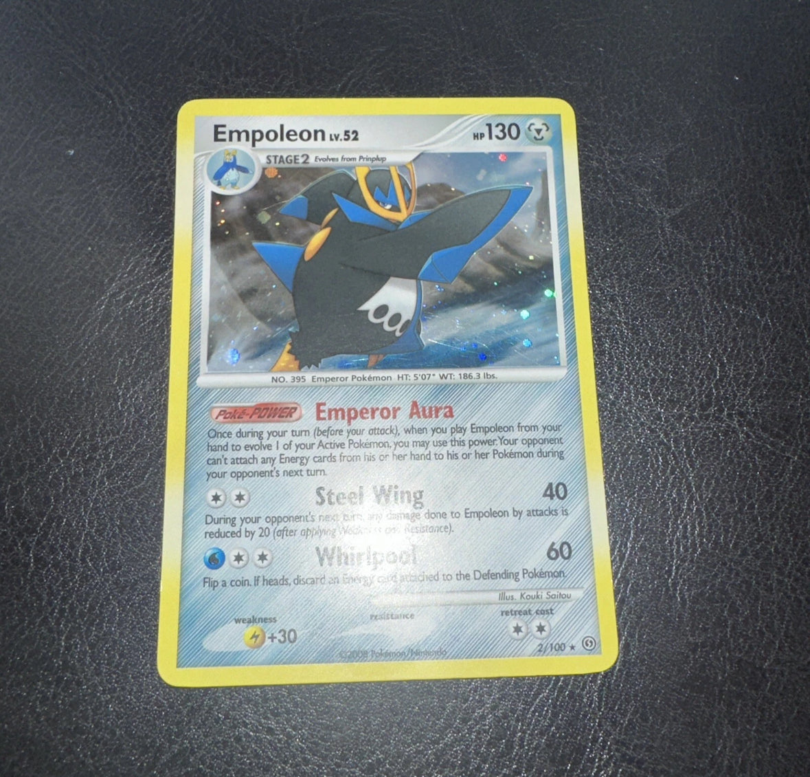 Empoleon 2/100 Holo Rare DP Stormfront Set TCG Pokemon Card LP