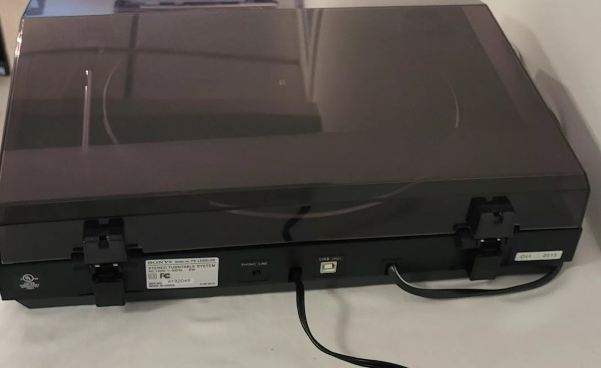 Sony Stereo Turntable Record System PS-LX300USB Belt Drive Tested Works Well👌