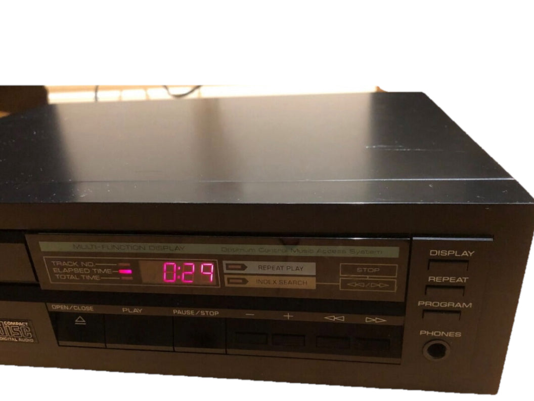YAMAHA CD-X3 CD Player 16 bit PCM Three Beam Laser Vintage Fully Functional