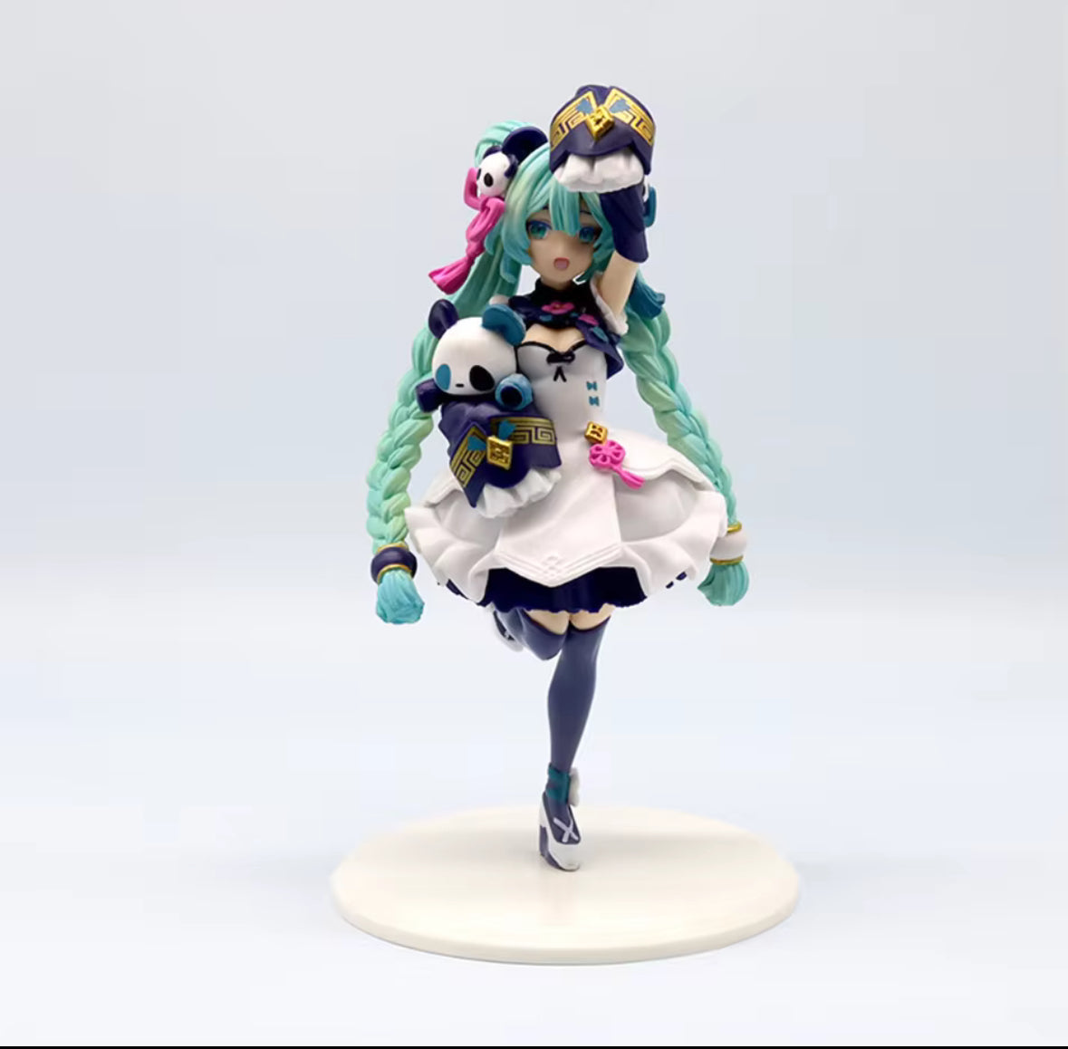 18CM Anime Hatsune Miku Figure National Style Fashion Panda Brand New