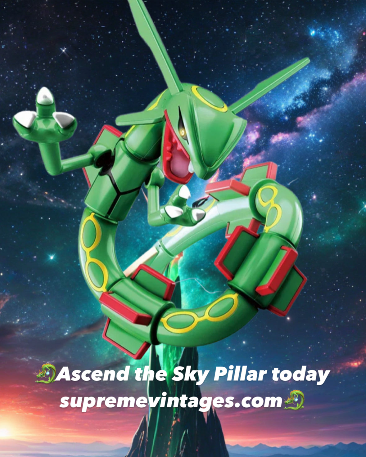 Bandai Pokemon Plamo Collection 46 Select Series Rayquaza Plastic Model Kit 15cm