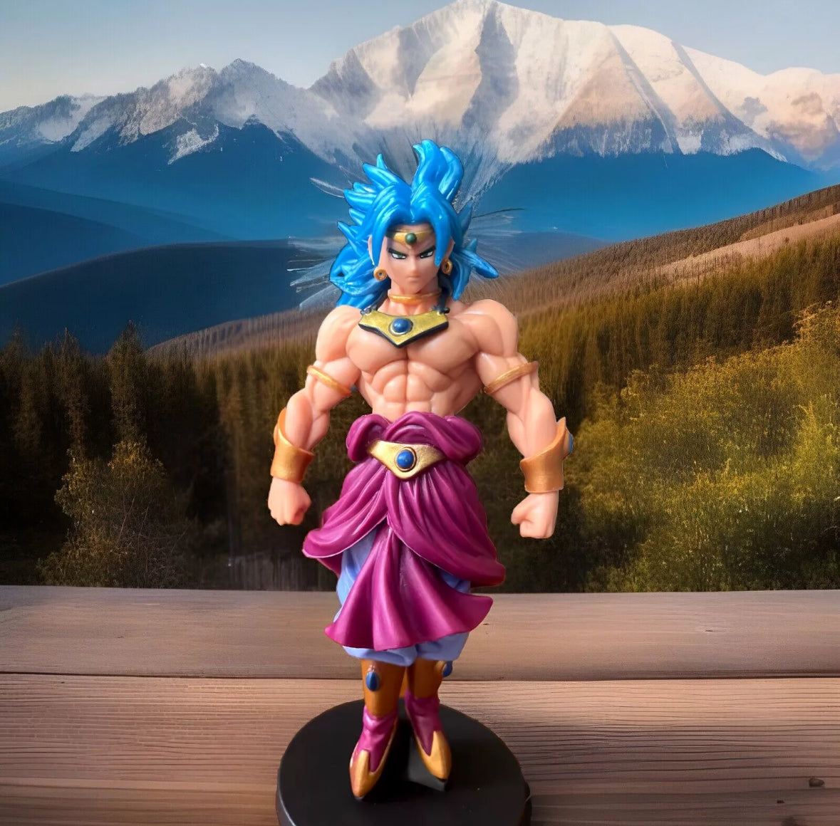 Dragon Ball Anime Figure Broli Super Figma Toys DBZ Figurine PVC Bandai NIB 8”