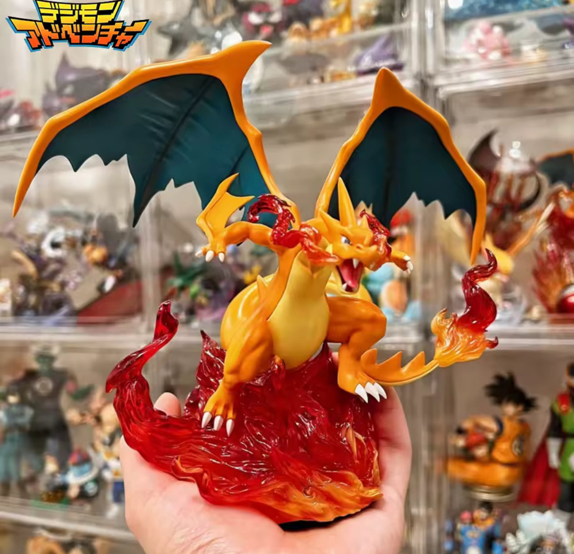 8 Inch Anime Pokemen Figure Mega Charizard Y Action Figures Model Gift Idea New