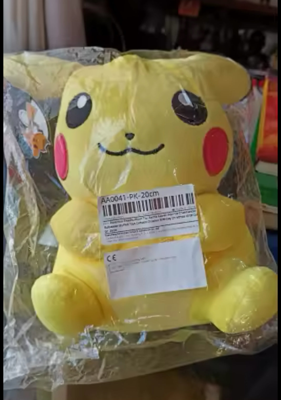 25cm Pokemon Pikachu Plush Stuffed Animal Doll Toy Anime Kawaii Brand New Gift