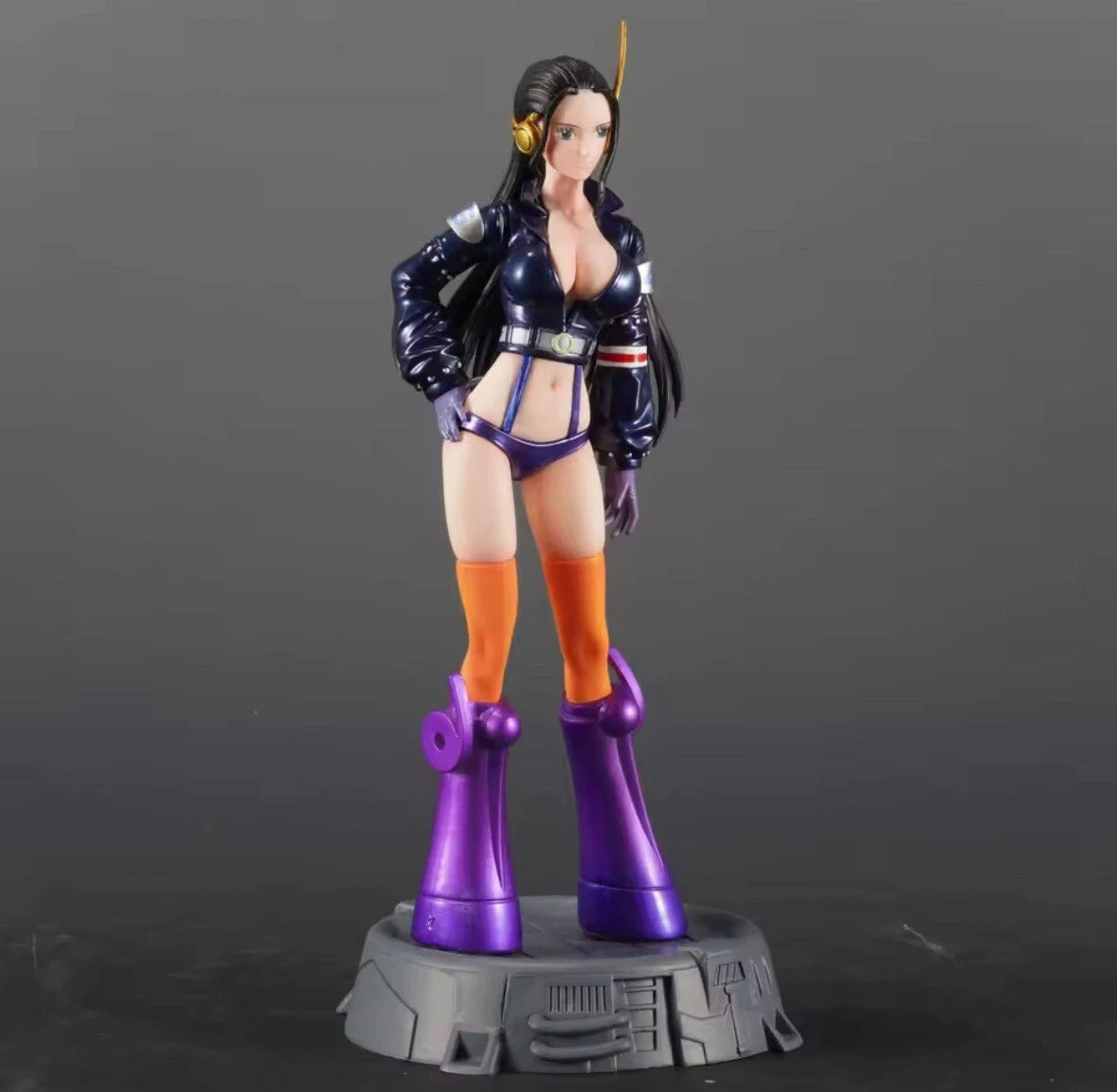 26cm Anime One Piece Nico Robin Action Black Purple Clothing Figure New With Box