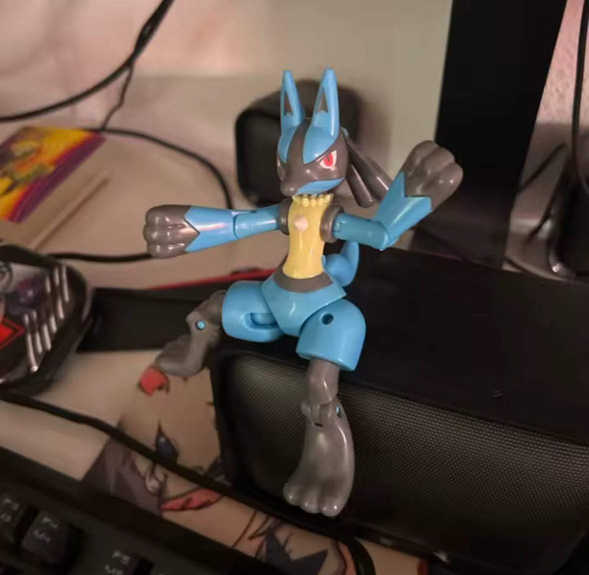 Pokemon Lucario Adjustable Action Figure With Great Ball New In Box