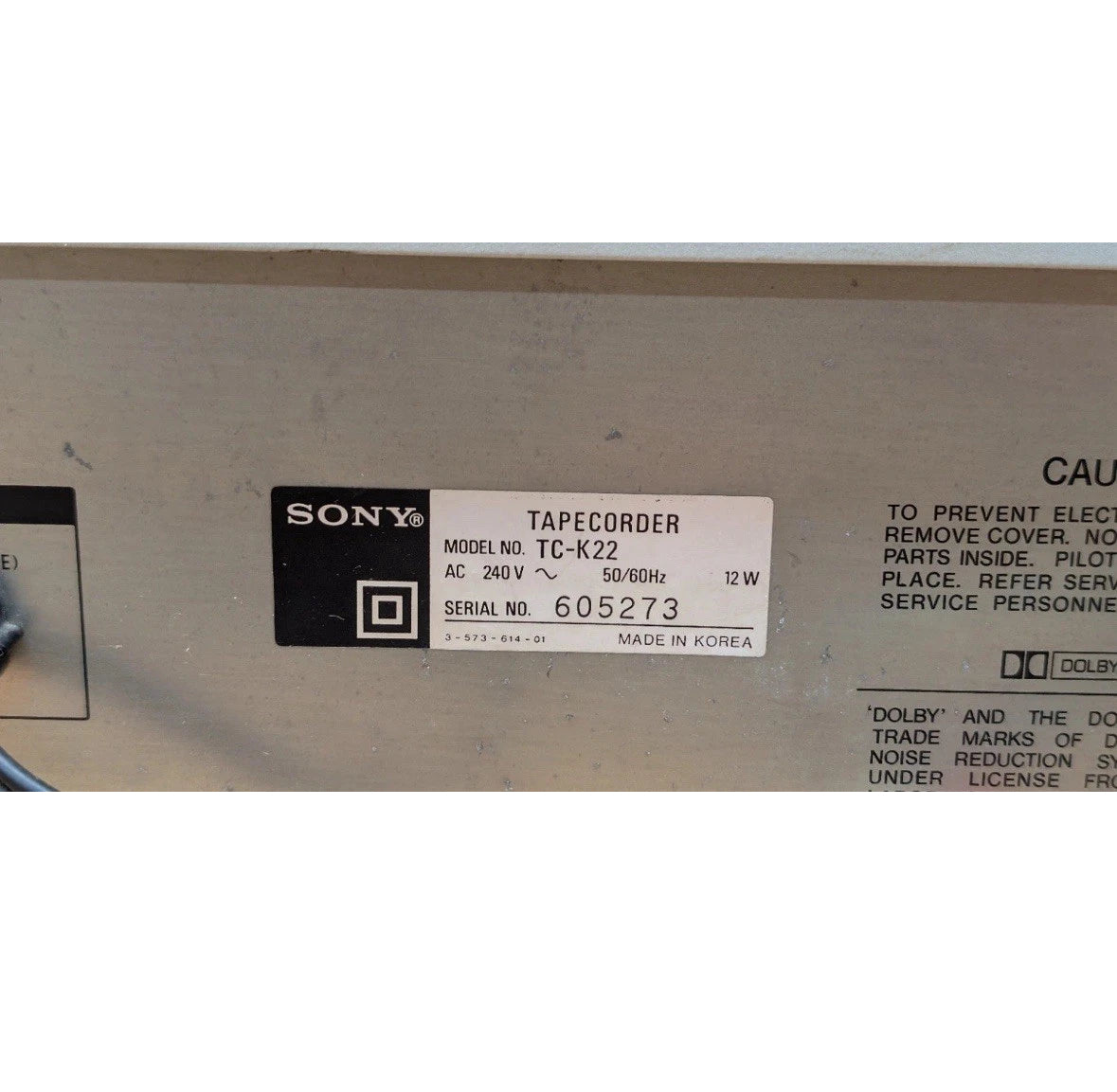 Vintage Sony TC-K22  Cassette Deck VU Meters *New Belts* Works Smooth Rare🔥