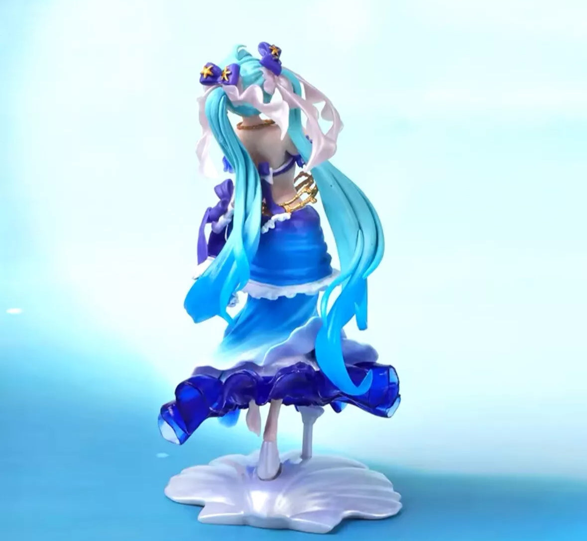 24CM Anime Hatsune Miku Figure Artist Masterpiece Fairy Tale Princess Mermaid