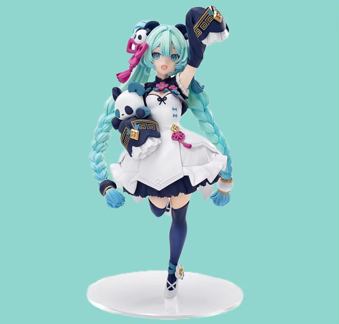 18CM Anime Hatsune Miku Figure National Style Fashion Panda Brand New