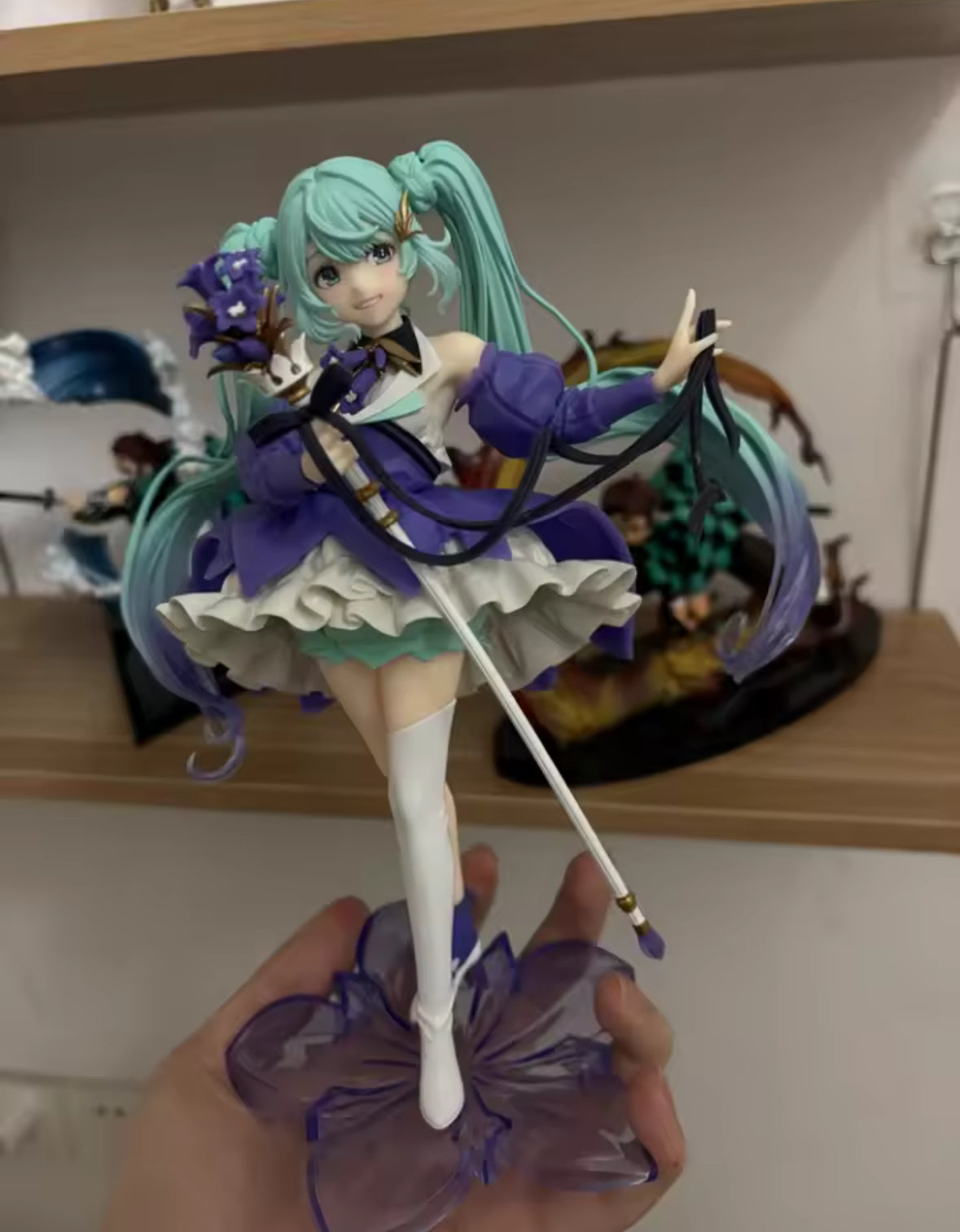 Bandai HATSUNE MIKU Birthday Party Flower Shape Bauhinia 20cm