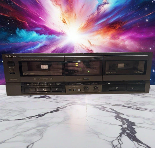 Technics RS-TR157 Double Stereo Cassette Deck Tape Player Recorder *SERVICED*