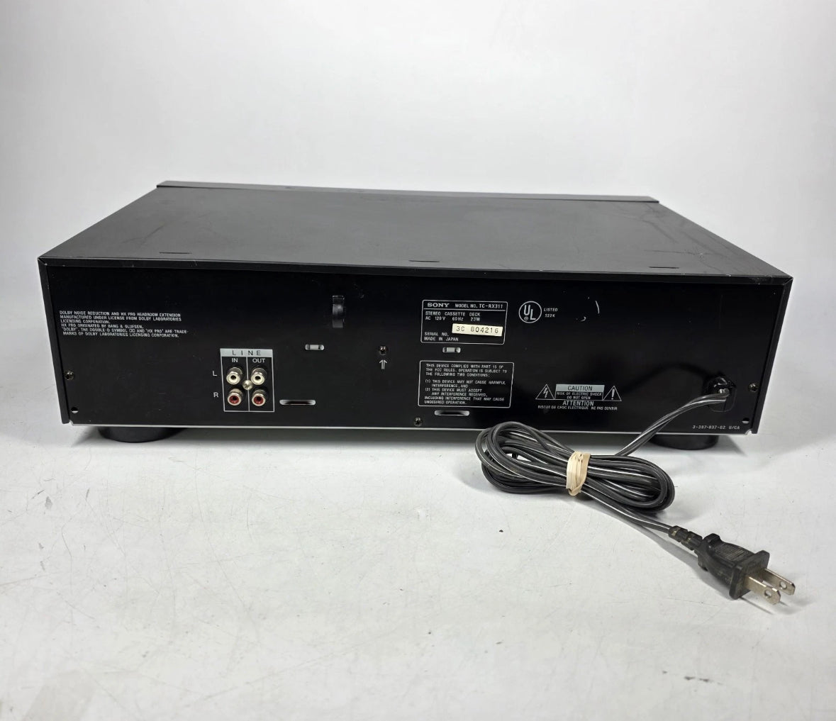 Vintage Sony HX Pro Cassette Tape Deck TC-RX355 Fully Tested With Good Belts🔥