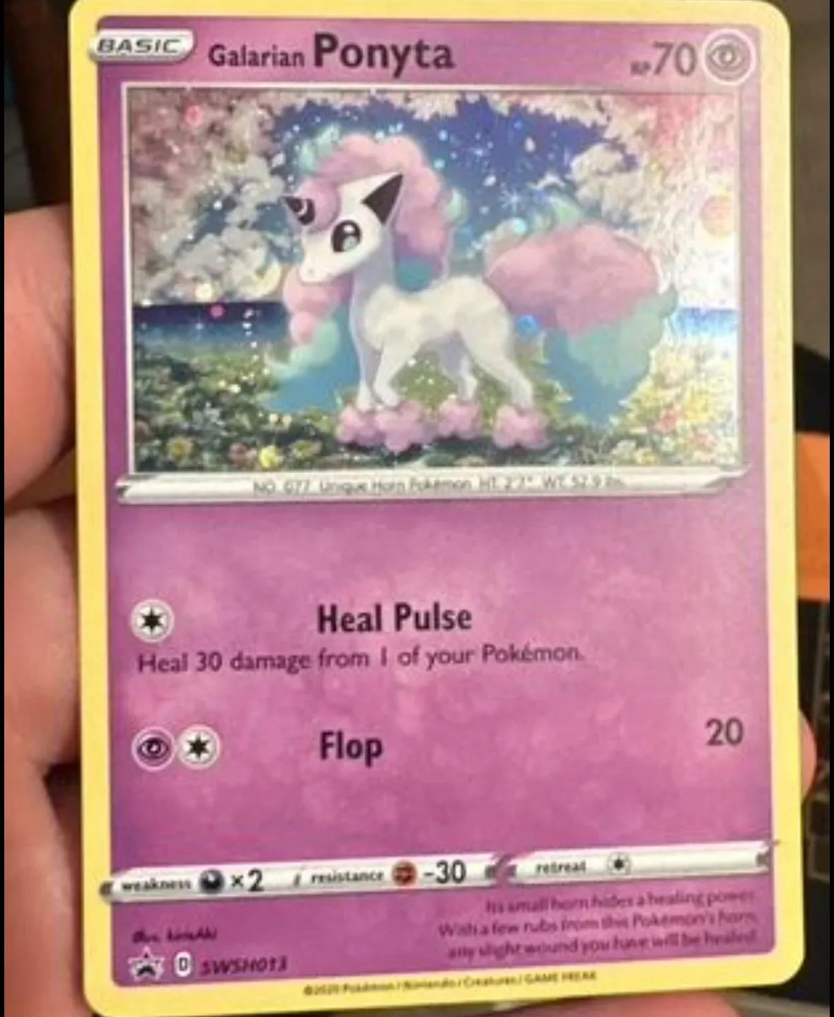 Galarian Ponyta - SWSH013  - Sword & Shield Black Star Promos - Pokemon - NM/M