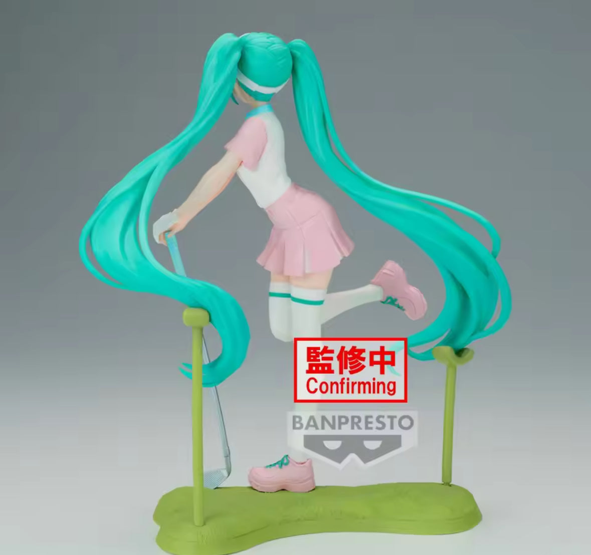 20CM BANDAI Anime HATSUNE MIKU Holiday Memories Figure Golf Series