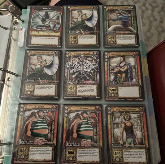 Vintage One Piece  - Large Card Lot Lots Of Rares! 2005 54 Cards Total Mostly LP