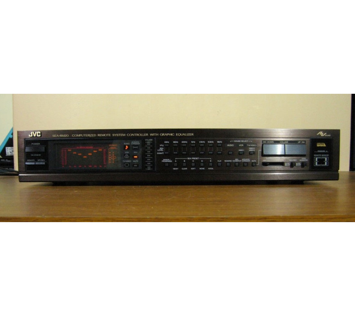 JVC SEA-Rm20 Computerized Remote System Controller w/ Graphic Equalizer Working!