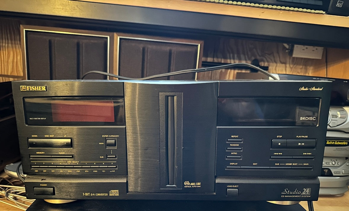 Vintage High Fidelity Fisher Studio Standard Dac-9335 CD Player Very Rare Works