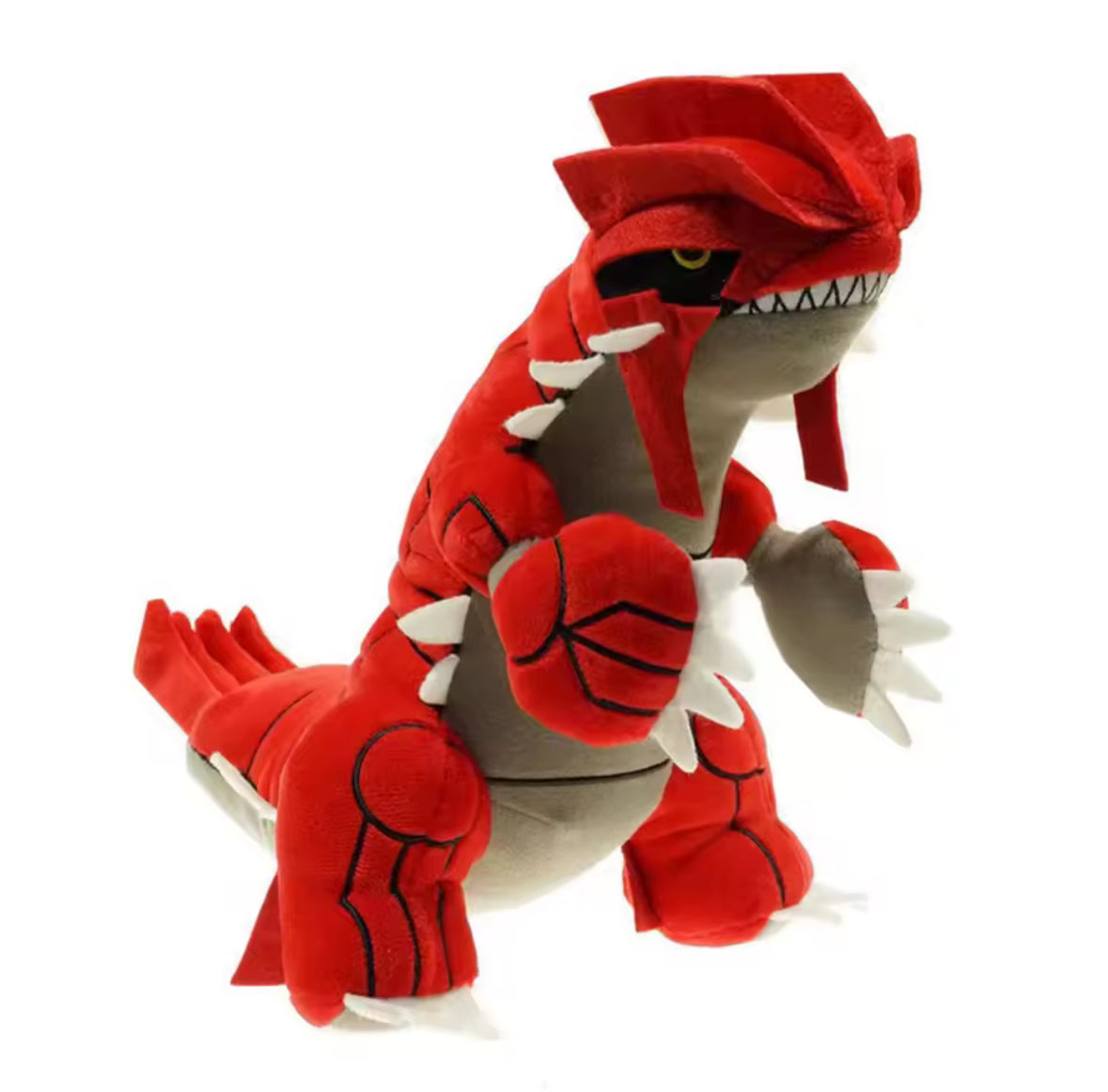 27cm Pokemon Red Groudon Team Rockets Magma Ex 15/32  Plush Toy Brand New Gift