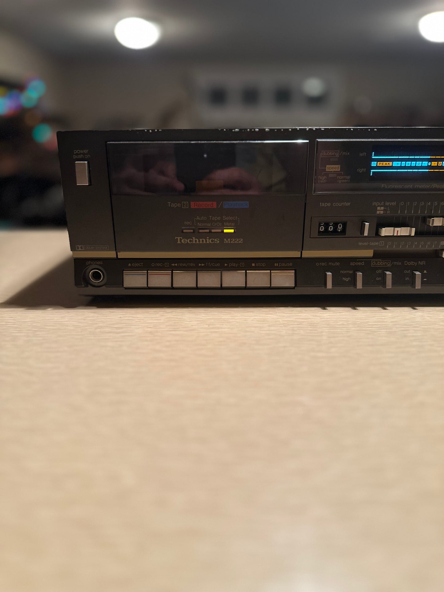Vintage High End TECHNICS RS-M222 Double Cassette Deck M222 New Belts Serviced🔥