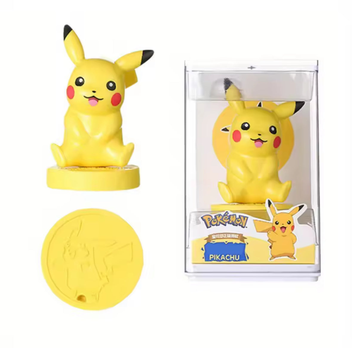 Vintage 10cm Pokemon Pikachu Figure New In Box Authentic Super Cool Gift