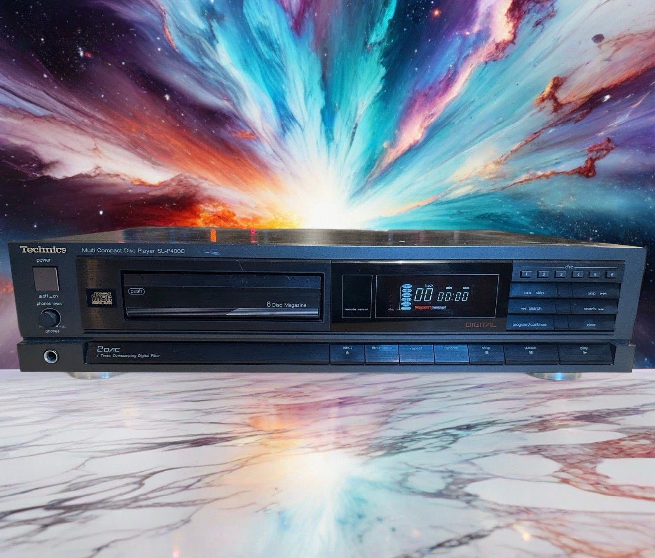 Technics SL-P400 C Compact Disc Player. Fully Tested. Working Extremely Rare🔥🎶