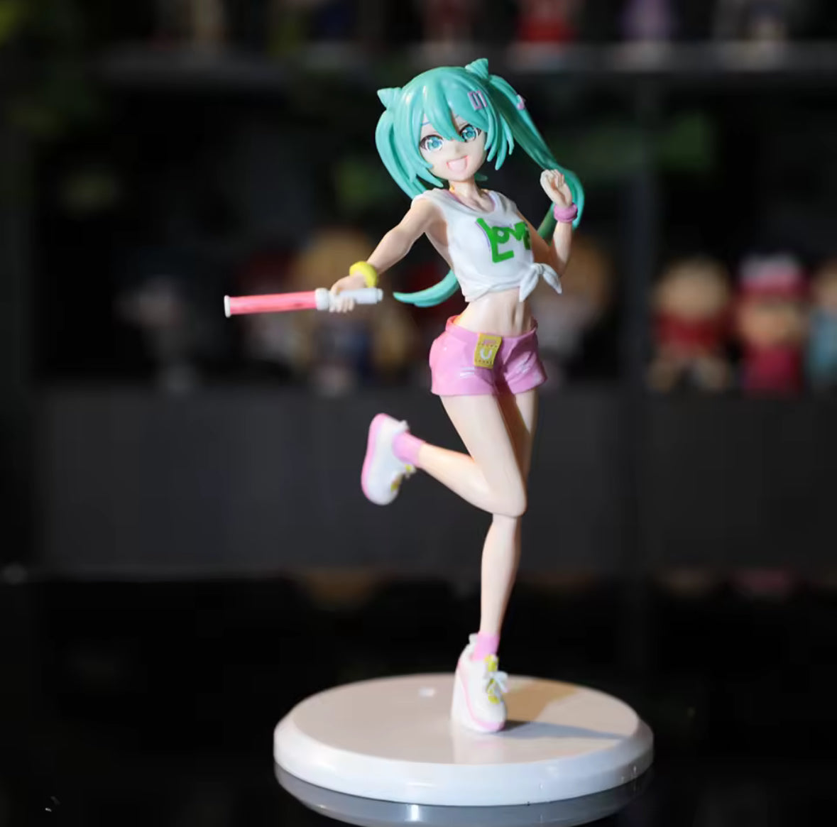 20CM Anime Hatsune Miku Figure On-Site Cheer Cheerleader