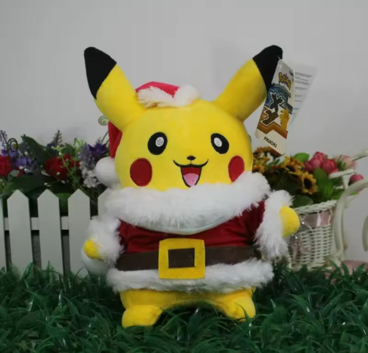 25cm Brand New Pokemon Christmas Pikachu Stuffed Toy Gift Kids Very Cute