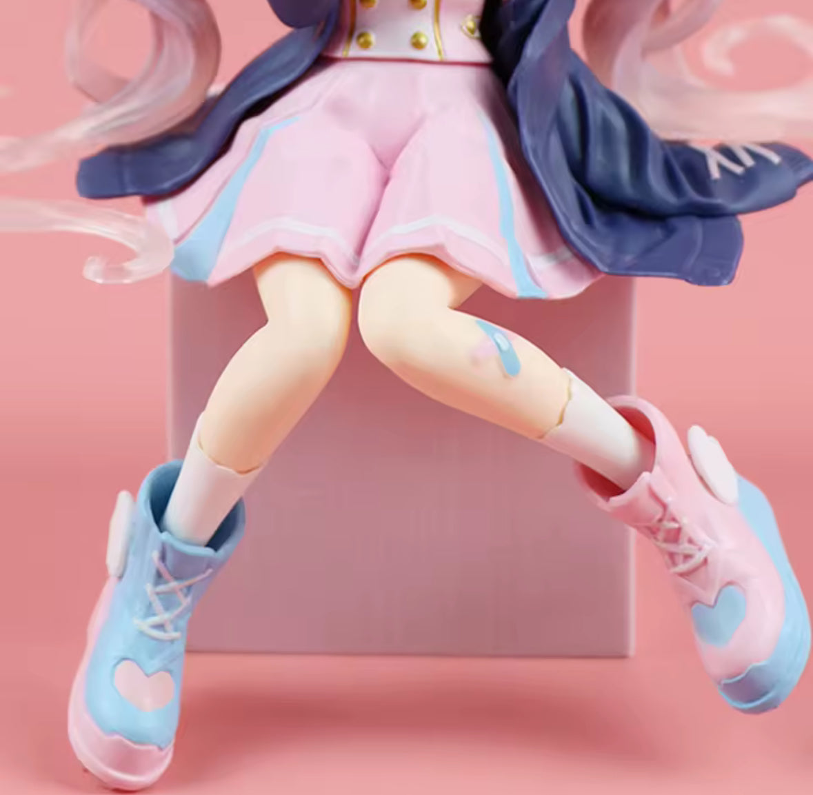 New 14cm Hatsune Miku Anime figure Pink sakura PVC Action Figure Toy Gift Kids