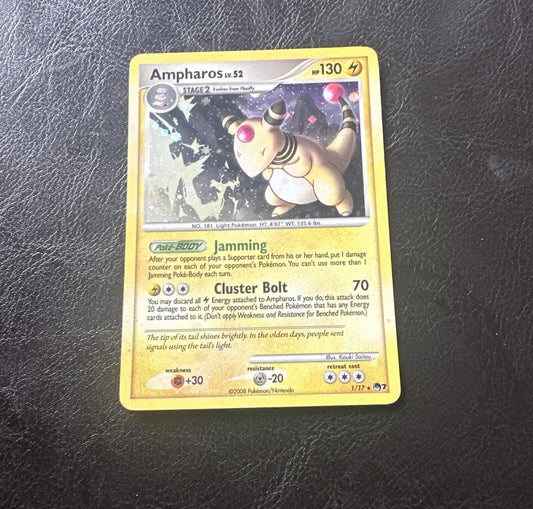Ampharos - 1/17 - POP Series 7  Holo Rare Pokemon