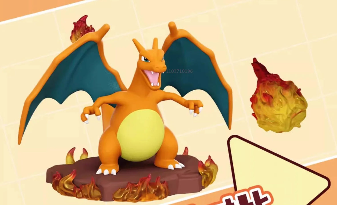 Genuine Nintendo Pokemon Blast Burn Battle Moment Action Figure Charizard New!