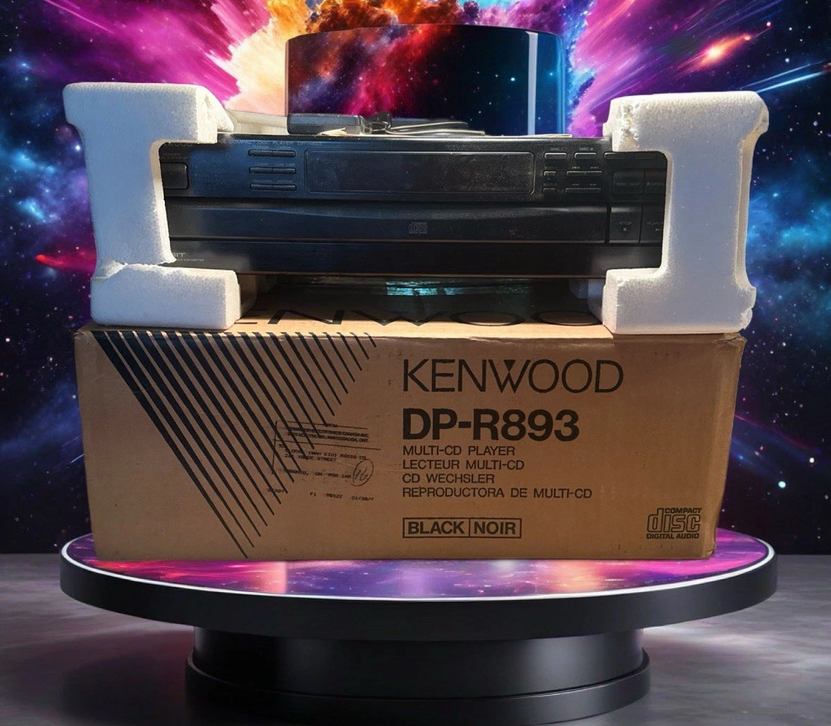 Kenwood 5 Compact Disc CD Changer Player DP-R893 Complete In Box