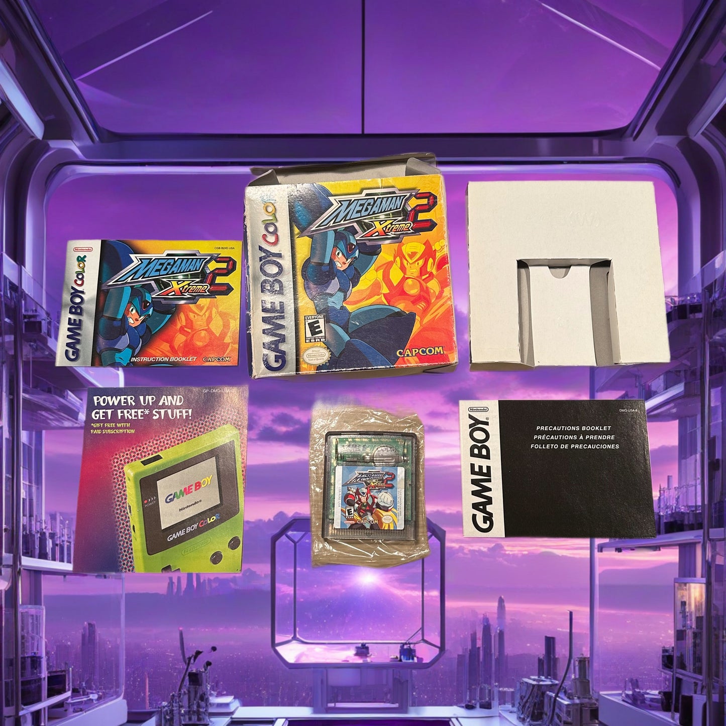 Mega Man Xtreme 2 Nintendo Game Boy Color Complete CIB Cart In Mint Condition🔥