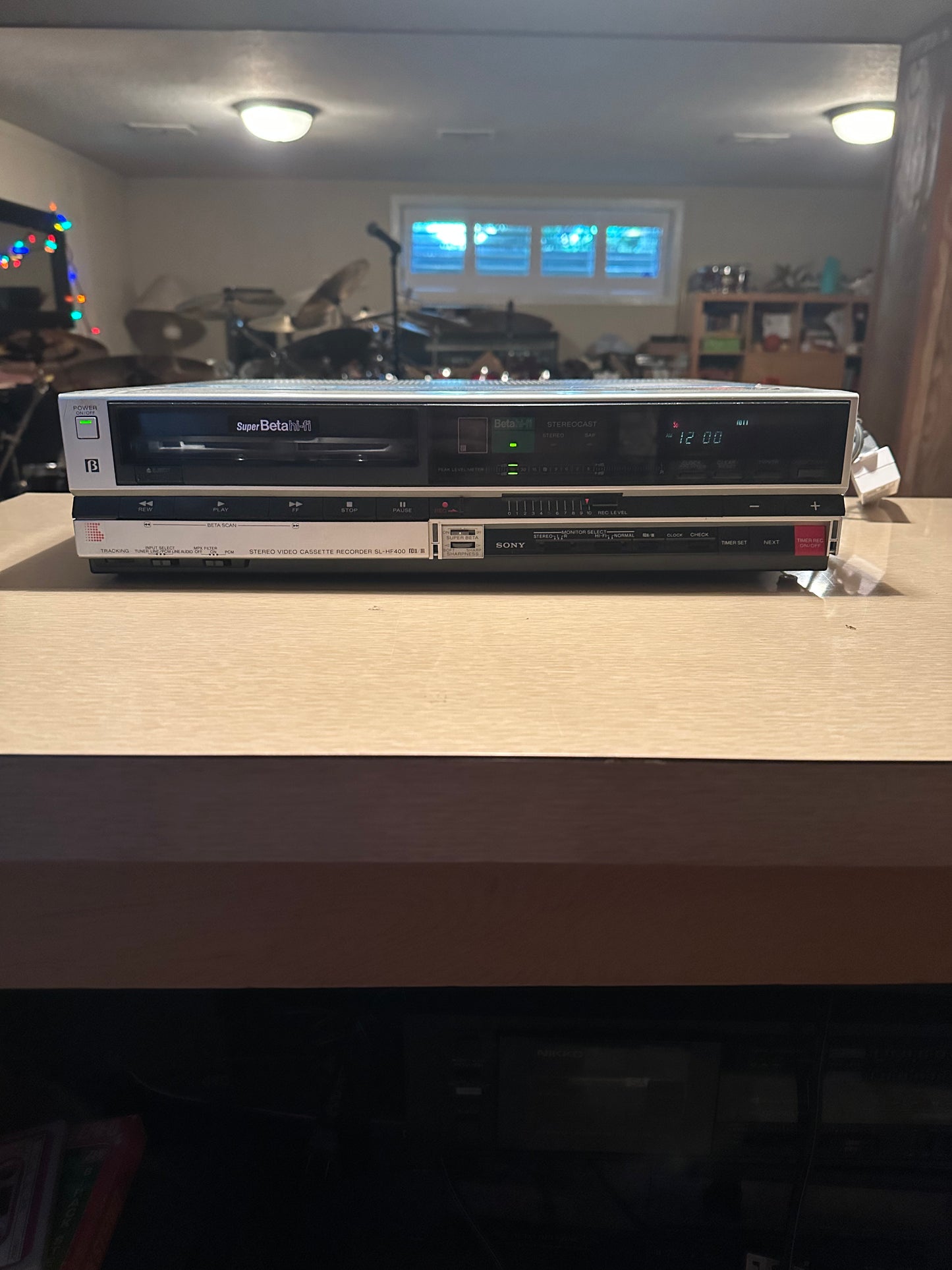 Sony SL-HF400 Hi-Fi Stereo Super BetaMax VCR Vintage Tested With Tapes Working🔥