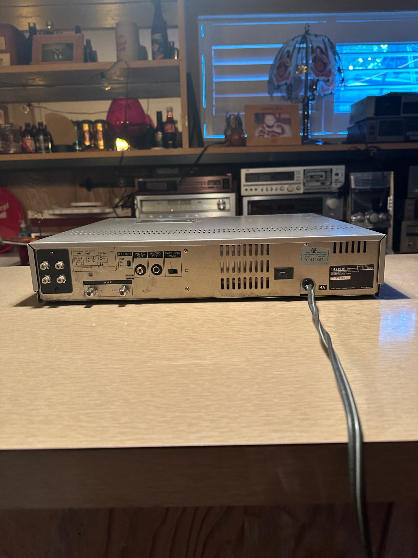 Sony SL-HF400 Hi-Fi Stereo Super BetaMax VCR Vintage Tested With Tapes Working🔥