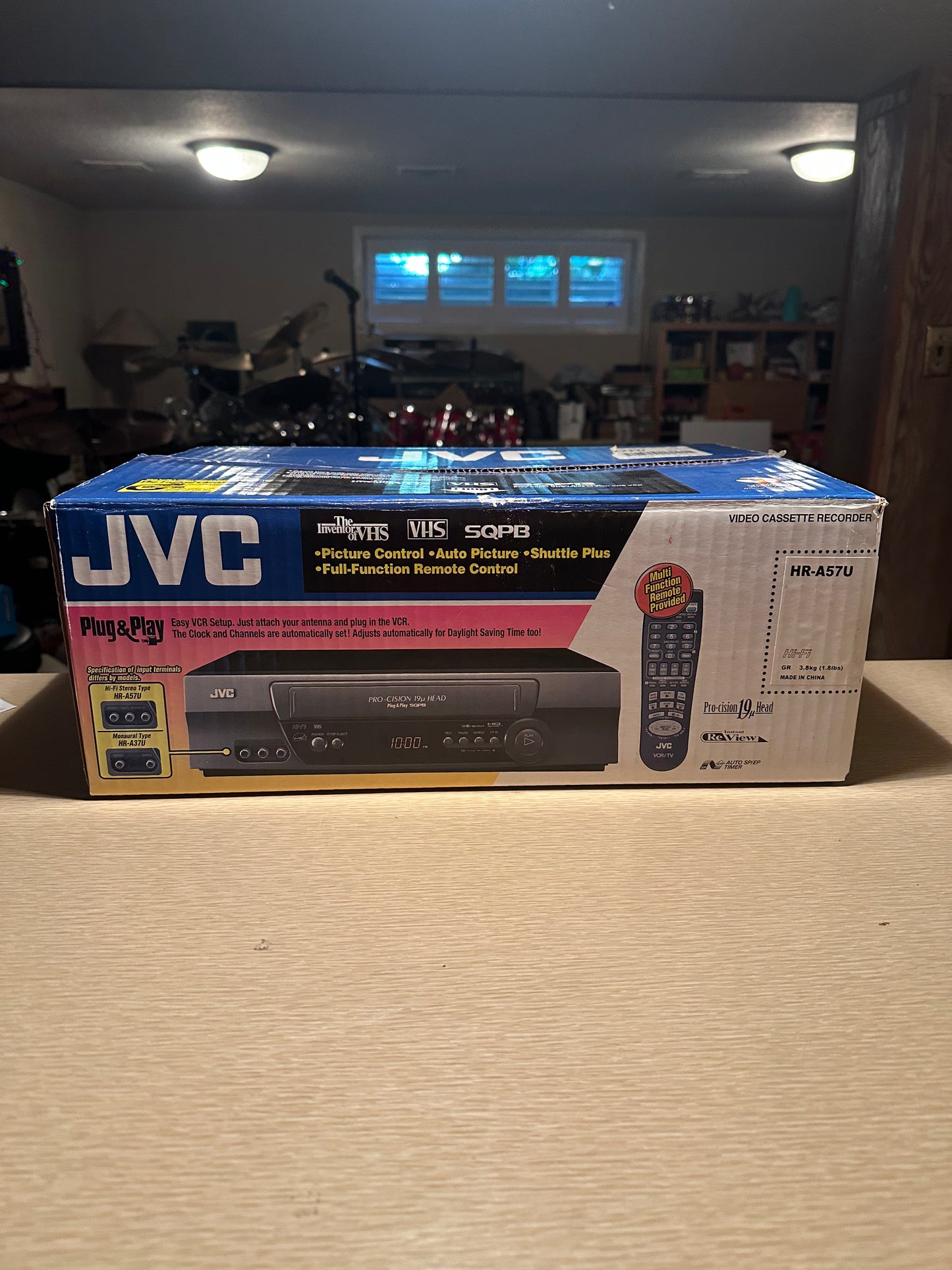 *New Open Box*  JVC Plug & Play VHS Player HR-A57U Retails $449 Very Rare🔥