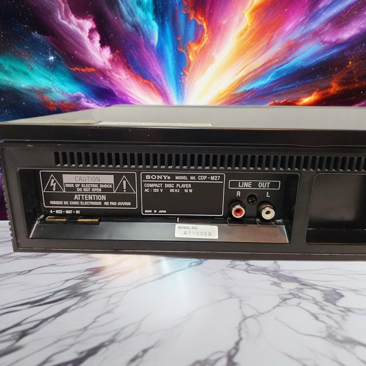 Sony CDP-M27 Compact Disc Player 4 times oversampling *Refurbished* Like NEW