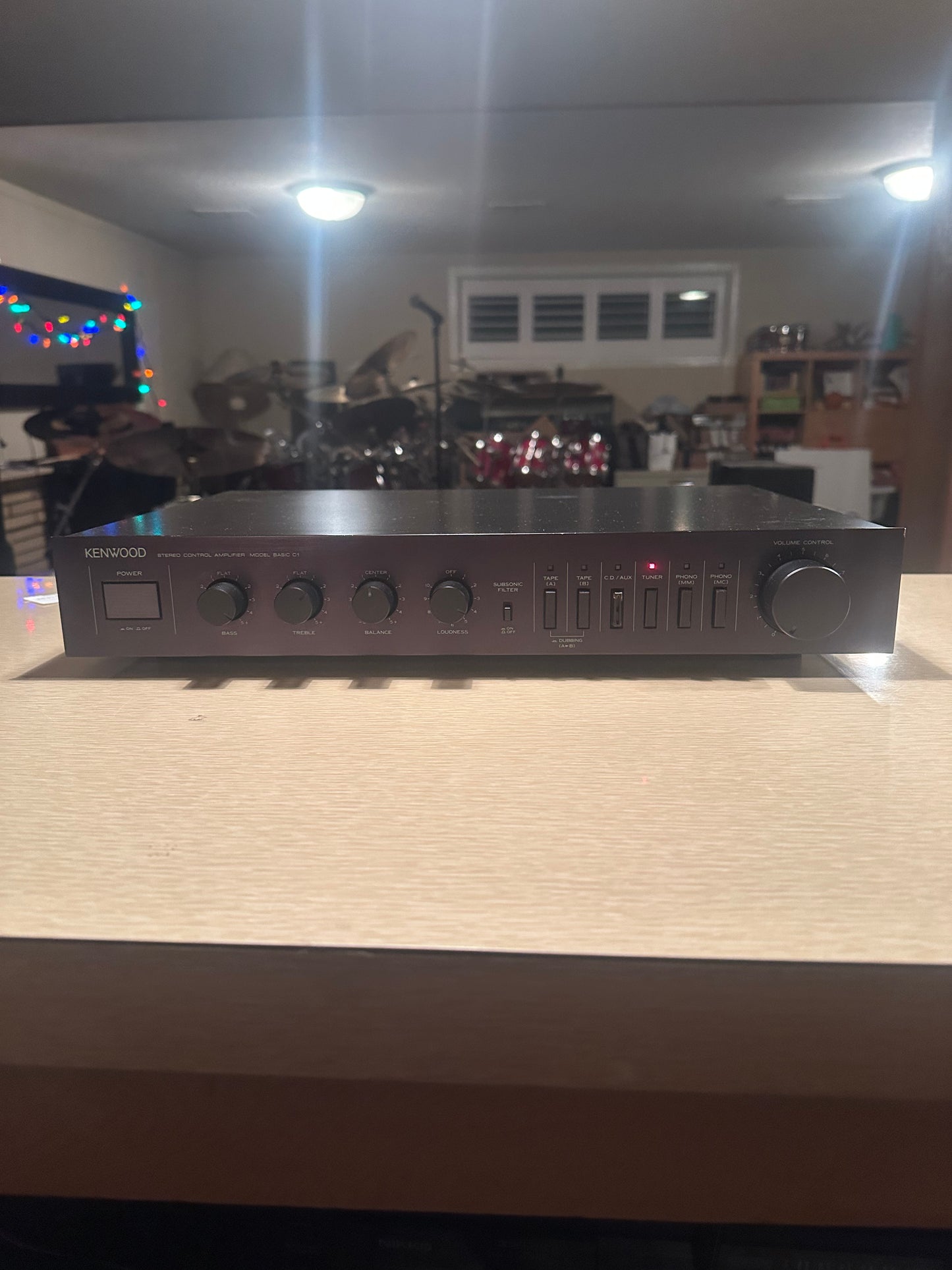 *Serviced* Vintage Kenwood Model Basic C1 Stereo Control Amplifier (Pre-Amp)