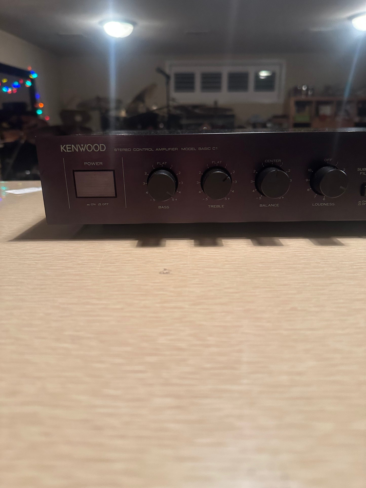 *Serviced* Vintage Kenwood Model Basic C1 Stereo Control Amplifier (Pre-Amp)