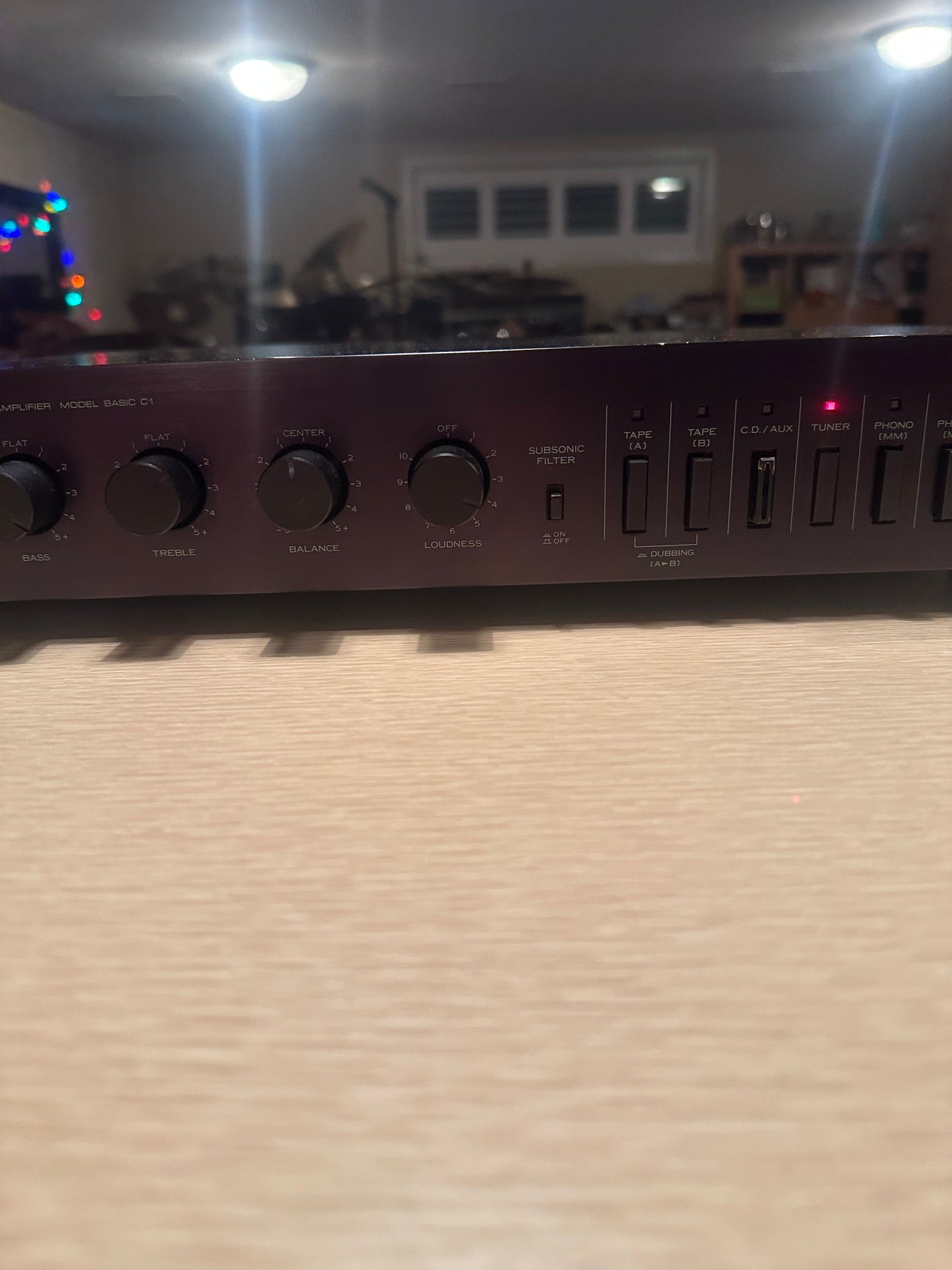 *Serviced* Vintage Kenwood Model Basic C1 Stereo Control Amplifier (Pre-Amp)